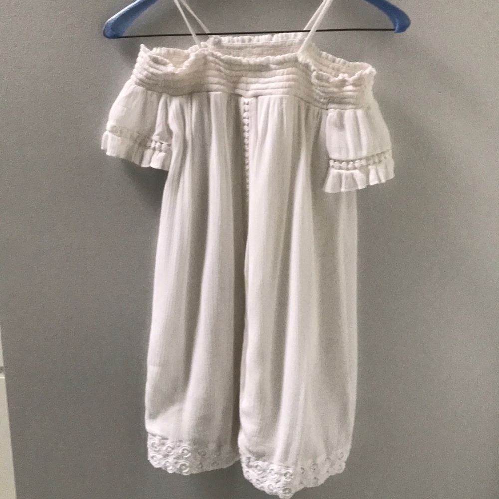 White off shoulder summer dress